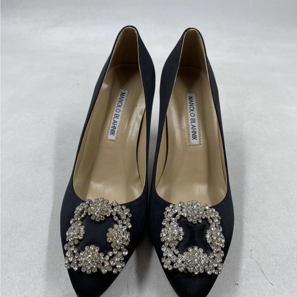 Manolo Blahnik Black Heels - Picture 8 of 12